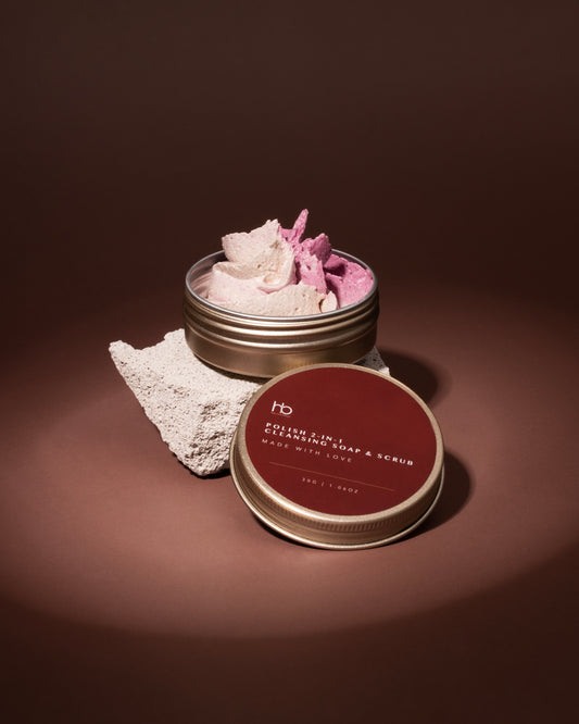 Oil-free cleansing soap & scrub
