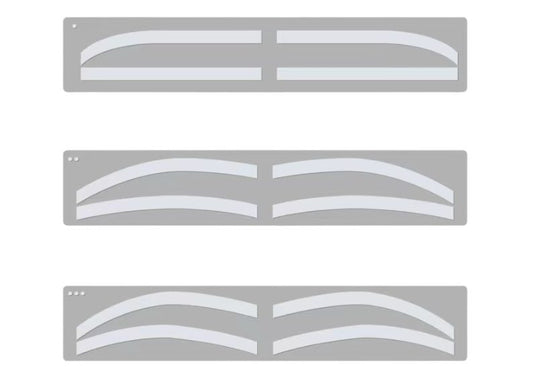 Siliconen eyebrow stencil