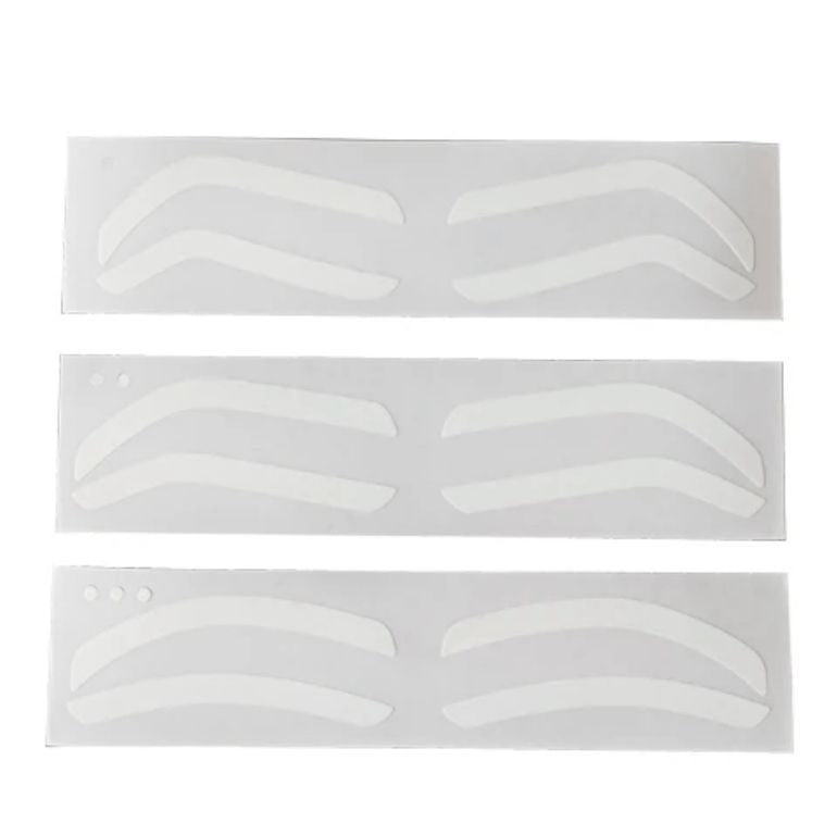 White / Holo eyebrow stencil